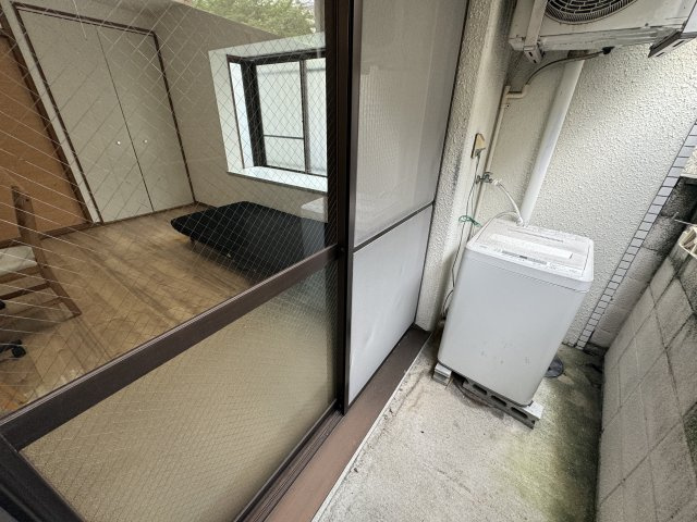 神戸市灘区六甲台町の賃貸マンションのバルコニー