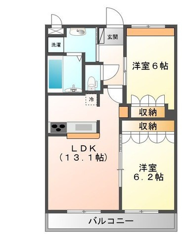 ブラウンシャトーの間取り