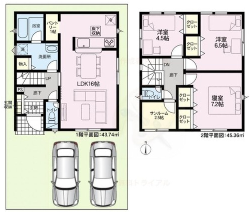 クレイドルガーデン　金沢市割出町 第2　全3邸