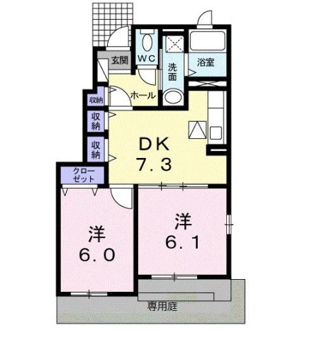 キュートの間取り