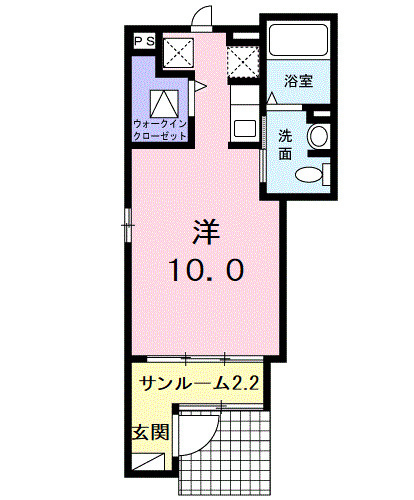 ライゼ　イヅミヤ　Ⅱの間取り