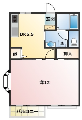 アップルパイⅢの間取り