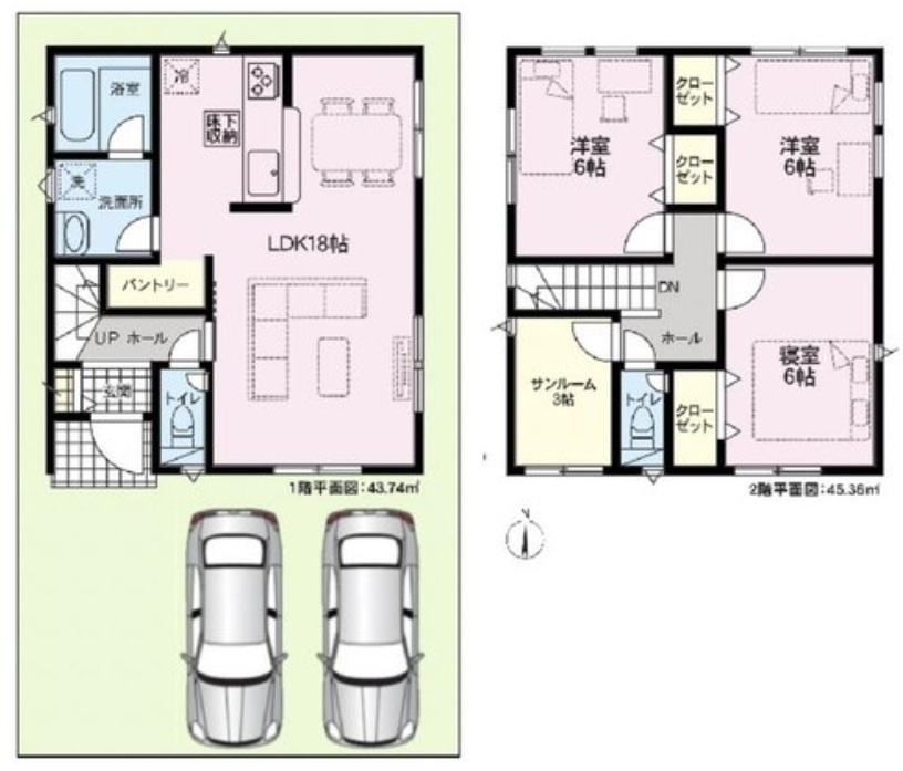 クレイドルガーデン　金沢市割出町 第2　全3邸