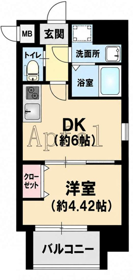 【間取り】 | MAISON PREMIER UMEDA NORTH