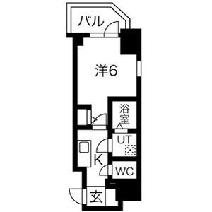 エスリードザグランテンロクの間取り|エスリードレジデンス天神橋筋六丁目　開放感のある間取り