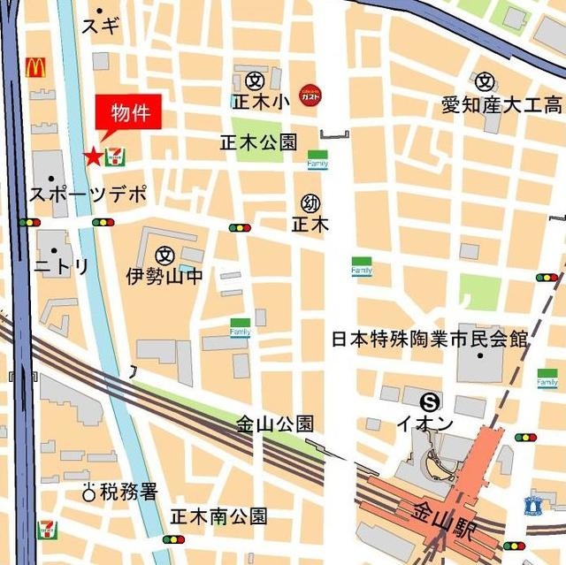 ルーエ金山の地図