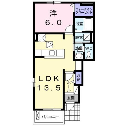 シャルマンＢの間取り
