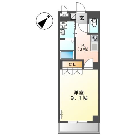 イフェクトの間取り