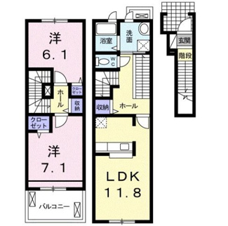 【間取り】 | サンビレッジⅡ