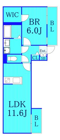 lien横濱天王町 の間取り