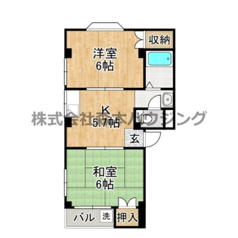 【間取り】 | 　メゾンティグレ