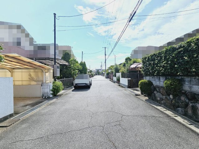 狩場台４丁目土地の前面道路含む現地写真|北側道路