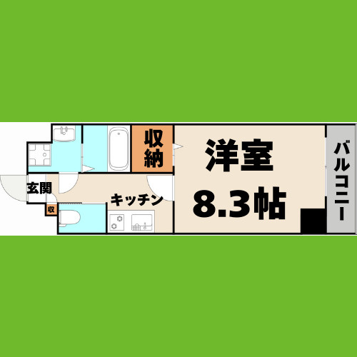 S-FORT堀田通の間取り