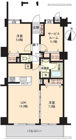 【間取り】 | センチュリー幸手