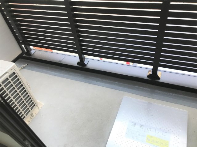 呉市本町の賃貸マンションのバルコニー