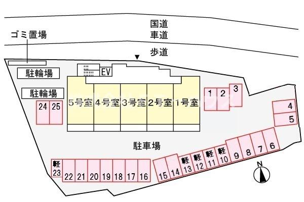 マリーナコートの駐車場|駐車場