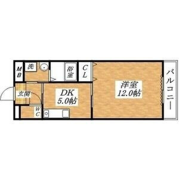 ビックルーム平野の間取り