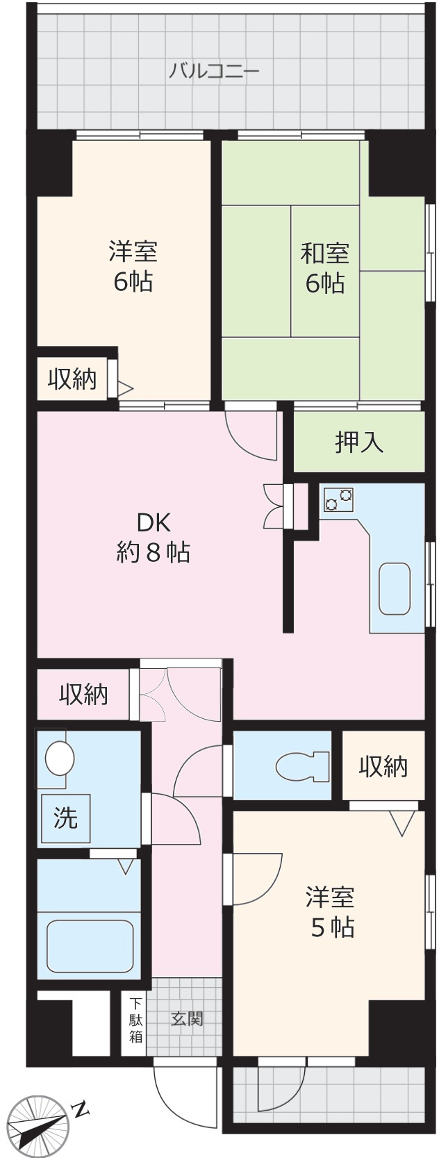 王子佐藤ハイムの間取り