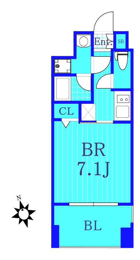 ズーム川崎の間取り