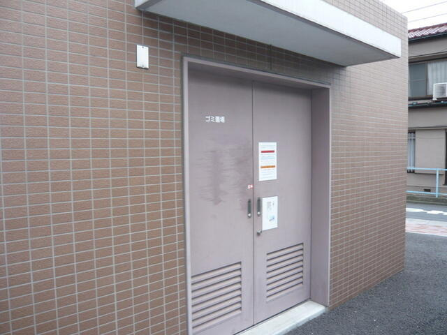 ゴミ庫があってとっても便利！