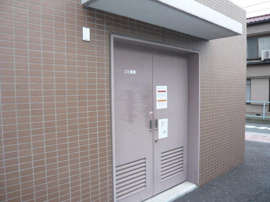 ゴミ庫があってとっても便利！