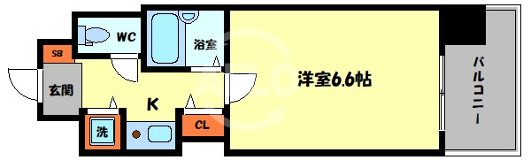 エスティライフ難波西の間取り|エスティライフ難波西　間取り