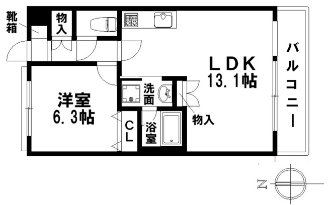 【間取り】 | パセオⅠ