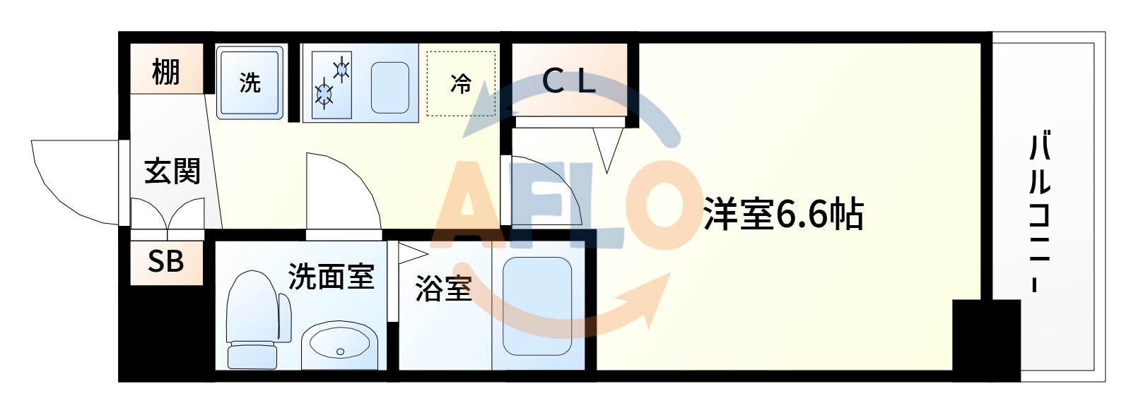 エグゼ大阪シティアインツの間取り|エグゼ大阪CITYアインツ　間取り