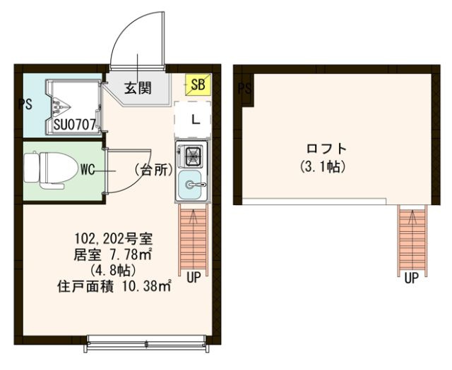 【間取り】 | ハーモニーテラス上北沢