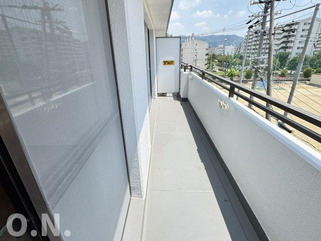 アクティ金田のバルコニー