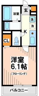 【間取り】 | esカーサ幡ヶ谷 | 間取りです。