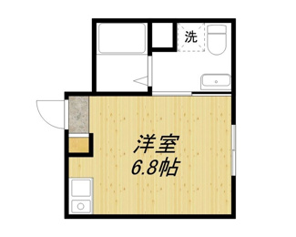 【間取り】 | Sフラット鳩森 | 間取りです。