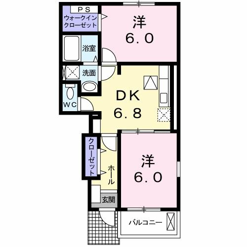ステラパルテＡの間取り