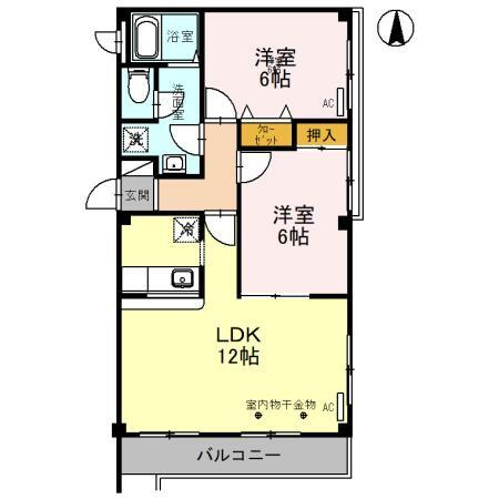 ファミール2000　Ｂの間取り
