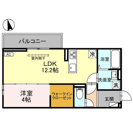 イーステージ大橋町の間取り