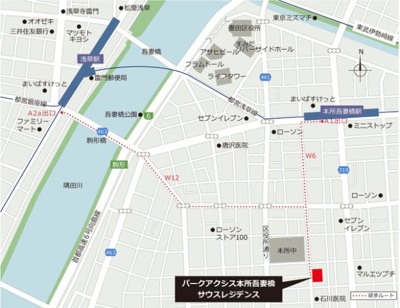 【地図】 | パークアクシス本所吾妻橋サウスレジデンス