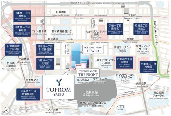 【地図】 | ＴＯＦＲＯＭ　ＹＡＥＳＵ　Ｒｅｓｉｄｅｎｃｅ