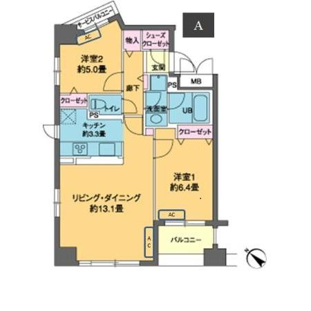 【間取り】 | カスタリア茅場町