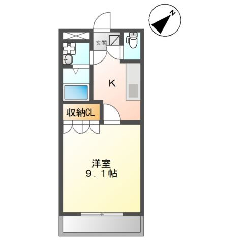 コーポ　ユタカの間取り