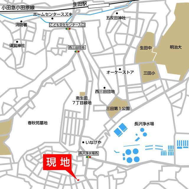アメニティ南生田の地図