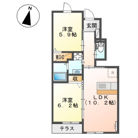 Tea Garden 東宮の間取り