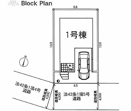 藤沢市葛原新築戸建て　第11-1号棟の区画図|配置図「藤沢市葛原新築戸建て　1号棟」