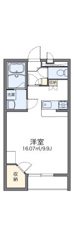 レオパレスマンダリーヌⅡの間取り