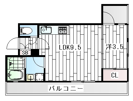 オーセンティックビュー横濱の間取り