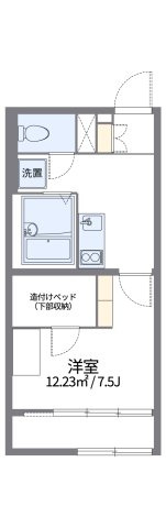 レオパレスグレイスの間取り