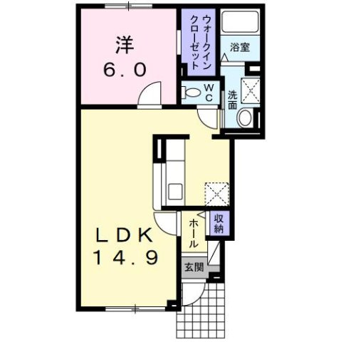 ＡＩＲＹ　ＣＯＵＲＴの間取り
