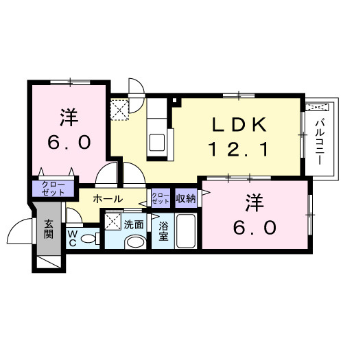 リアライズⅡの間取り