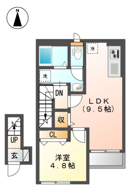 Ｅ・Ｍグローリアの間取り
