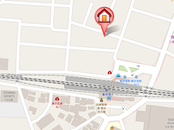 ピアコートＴＭ東伏見弐番館の地図