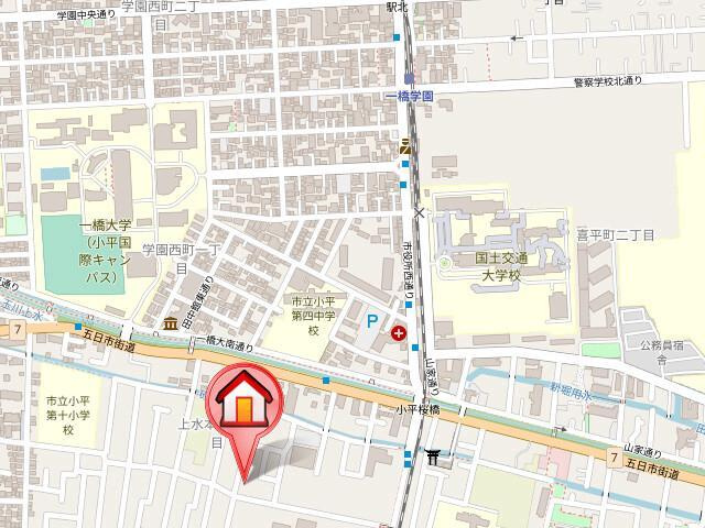 ツインコートの地図